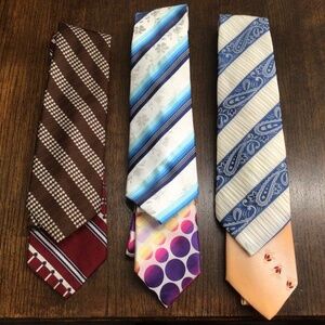 Vintage lot of 6 ties. 2 in fair shape 4 in great shape includes Henry Picard